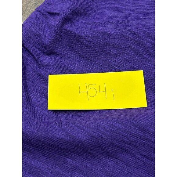 Coldwater Creek NWT Purple Sequin Embellished Short Sleeve Ruched Top Sz 3X - Picture 11 of 12